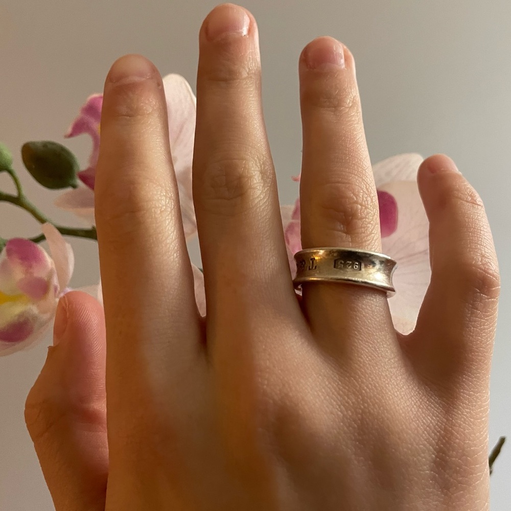 Tiffany & Co. authentic sterling silver 1837 ring